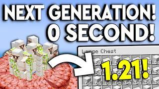 BEST NEW IRON FARM! Minecraft Tutorial 1.21 - 0 SECOND!