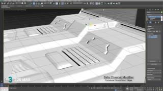 3ds Max 2017.1 - Data Channel Modifier: Curvature Worn Edges