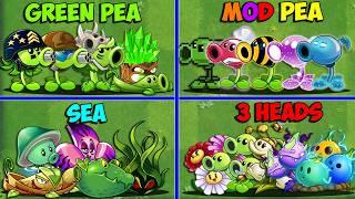 Random 15 Team 5 Plants VS All Zombies - Who Will Win? - Pvz 2 Team Plant Battlez