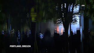 Unlawful assembly declared during Portland protest