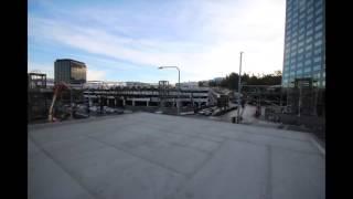 Universal City/Studio City Station Pedestrian Bridge Construction Timelapse