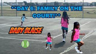 Day 6 of My Tennis Journey | Daddy-Daughter Training + Toddler Cameo! ‍**