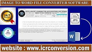 image file to word converter software free download