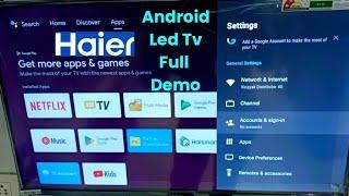 Haier LE32K7500GA 32 inch Bezel Less Google Android TV -Full Review By Anand Verma