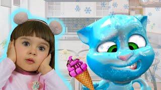 My Talking Tom 2 in REAL LIFE | How Talking Tom settled in our house