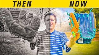 Old vs New Baseball Glove