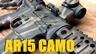 AR15 Camo Paint Job - How To