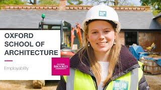 School Of Architecture Employability | Oxford Brookes University