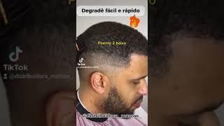 Tutorial degradê fácil e rápido #foryou #fyp #barber #barbeiro #barbeirosbrasil