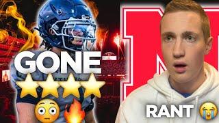 REACTION: ELITE 4⭐️ CJ Bronaugh DECOMMITS FROM NEBRASKA‍️| AWFUL | Husker Football Recruiting
