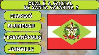 QUIZ das CAPITAIS e ESTADOS BRASILEIROS | Você conhece as CAPITAIS do BRASIL ?