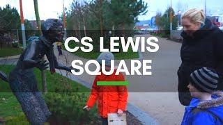 CS Lewis Square Belfast; The lion, the Witch & the Wardrobe