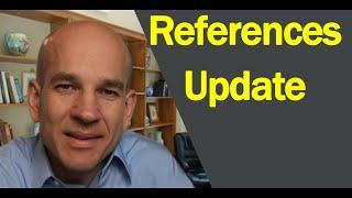 Tips for Writing and Updating Your References