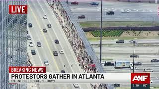 Large police presence in response to 'No Kings' protest in DeKalb County