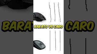 Mouse barato vs Mouse Gamer con sensor de gama alta #logitech #pcgaming #mouse