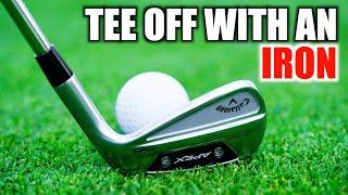 HOW TO TEE OFF IN GOLF - Iron Golf Swing Tips