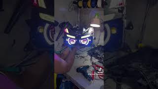 Honda vario 160 cbs pasang lampu biled aes F002 dan mini proji duromoto #viral #aes #vario160