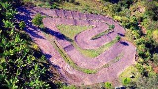 Building a homemade 1/8 RC race track: construction, fill, drainage