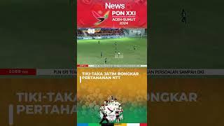 Tiki-taka Jatim Bongkar Pertahanan NTT