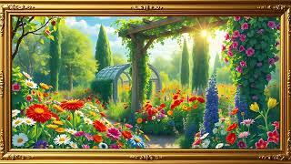 39 | Green garden | Frame TV Art | Art Screensaver for TV | TV arts gallery