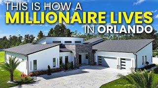 We Toured A BRAND NEW Florida Mansion With +1 ACRE OF LAND | Luxury home in Central Florida