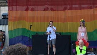 KyivPride Director speech on Warsaw Pride & KyivPride