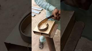 Simple And Easy Bending Techniques For Flat Bar #shorts #diy