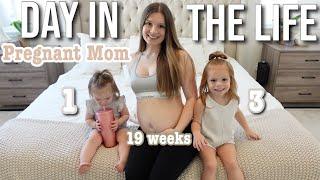 A Realistic Day in My Life Pregnant & Mom of 2!