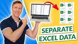 Split Excel Data into Multiple Files by Column Values using Python (fast & easy)