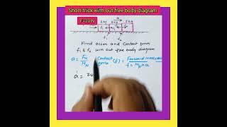 Q#135) How to solve any problem with out free body diagram#shorts #Allahphysics cheat codes for neet