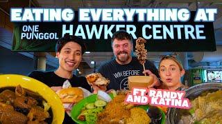 $100 One Punggol Hawker Challenge Ft @RandySantel&@KatinaEatsKilos! | ORDERING FROM EVERY STALL?!