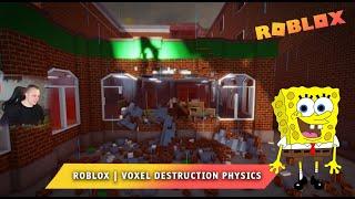 Roblox Voxel Destruction Physics  Играем вместе с Максом  Прохождение игры Роблокс