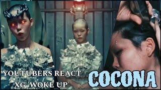 Youtubers React to COCONA RAP PART || XG - WOKE UP