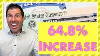 64.8% INCREASE & Your Social Security, SSDI, SSI Checks