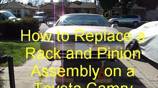 How to Replace a Rack and Pinion Assembly on a Toyota Camry