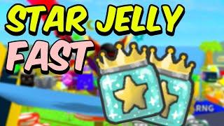 FASTEST WAY To Get STAR JELLY *Updated 2023* | Roblox Bee Swarm Simulator