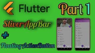 Create the custom sliver Appbar (Part 1) . Similar to telegram appBar