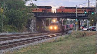 BNSF Intermodal and Norfolk southern Intermodal in La Grange IL 09/21/2024