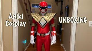 Aniki Cosplay Armored Mighty Morphin Red Ranger Unboxing!