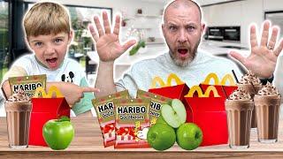 EATING 3X a 6 YEAR OLDS diet for 24HOURS!