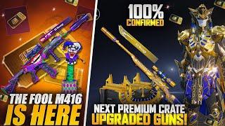 OMG  | Premium Crate Upgraded Gun 100% Confirmed | Pharaoh X Suit Back | The Fool M416 Hit Effect