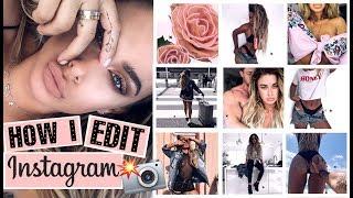 How I edit my Instagram photos! | @tashietinks new blush theme!