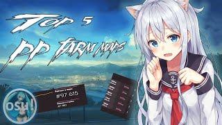 ТОП 5 пп ФАРМ МАП для ОСУ! | TOP 5 pp FARM BEATMAPS for OSU!