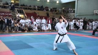 Shotokan Karate 2012 kata women 2nd place Gojushiho-Sho Gir Tatyana (Perm)