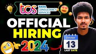 TCS Off Campus Hiring for 2024 Batch | TCS Smart Hiring 2024 | TCS Off Campus Drive 2024