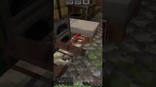 He just ditched the bed I guess #minecraft #gaming