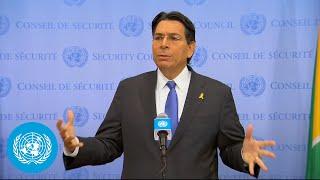 Israel on Iran - Security Council Media Stakeout | United Nations