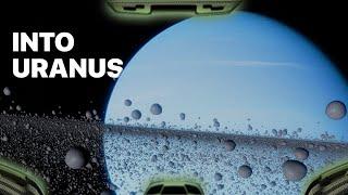 Falling Into URANUS - (POV Simulation)