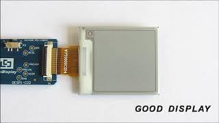 1.54 inch color e-paper display eink module from Good Display GDEW0154Z04