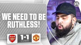 We Need To Be Ruthless! (Solz) | Arsenal 1-1 Man United